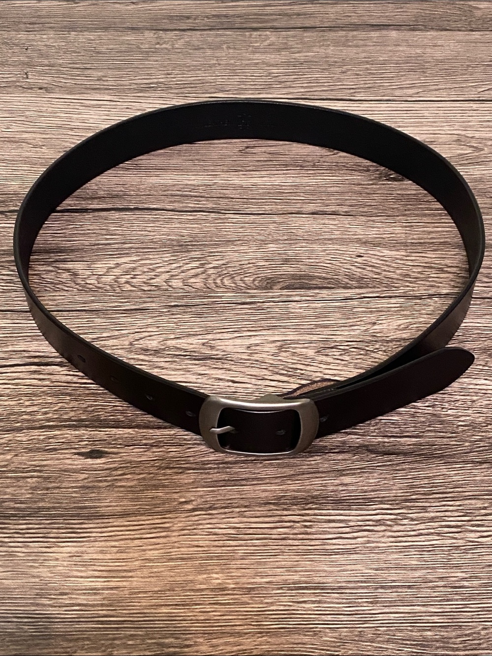 Black Leather Belt Unisex New